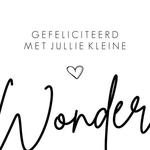 Nieuw Felicitatie Geboorte - Made for Moments PL-81