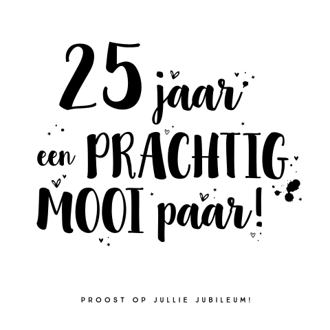 Hedendaags Felicitatie Huwelijksjubileum - Made for Moments WH-32