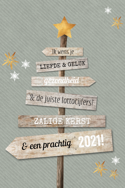 Wonderbaarlijk Kerstkaarten - Made for Moments WE-31