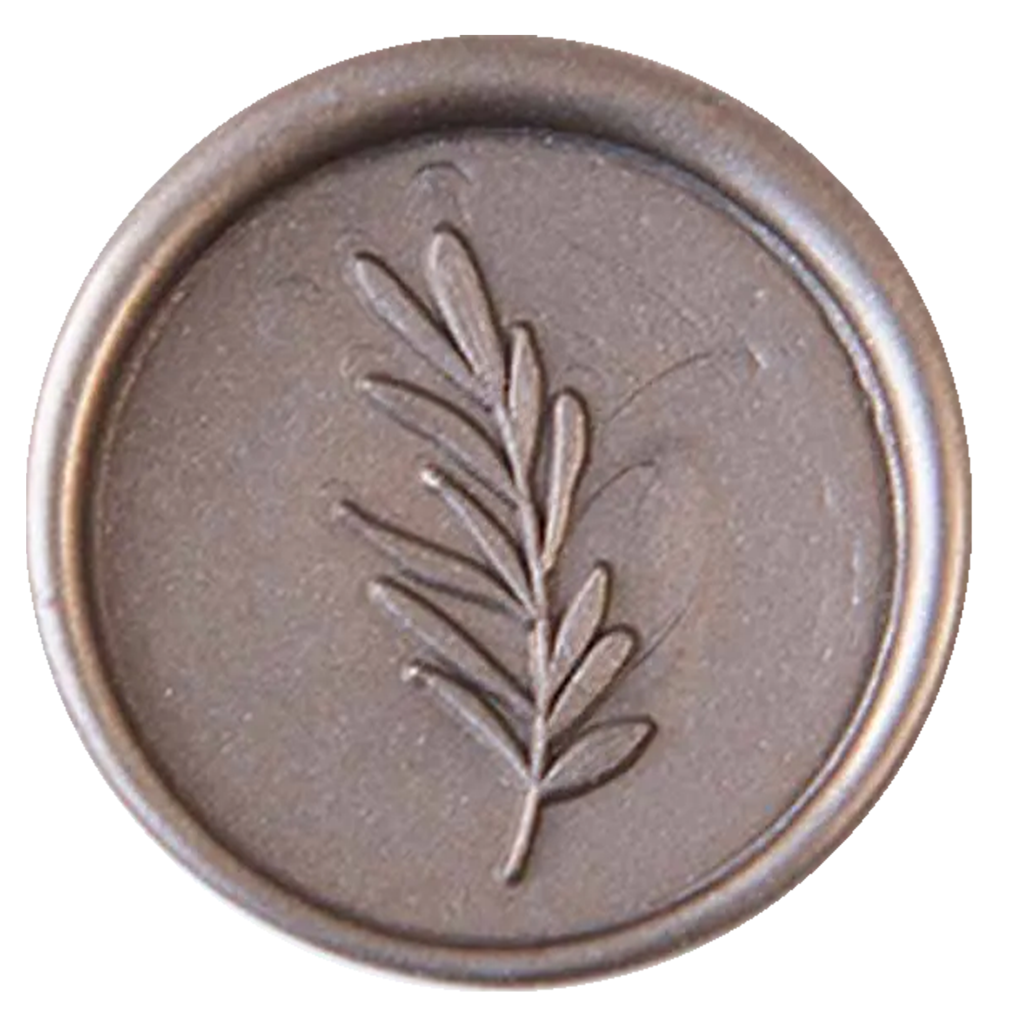 Product waxzegel antiek brons