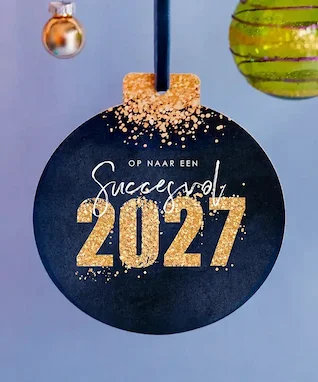 kerstkaart zakelijk jaartal