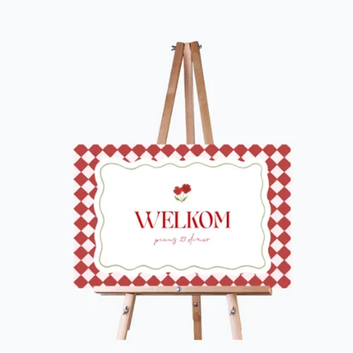 welkomsborden 21 diner